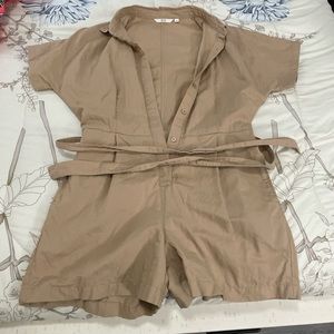 Uniqlo brown one piece